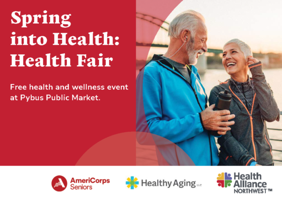 Health Fair sponsored by Healthy Aging and Health Alliance