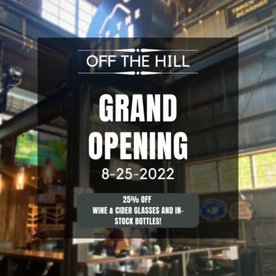 Off the Hill GRAND OPENING!