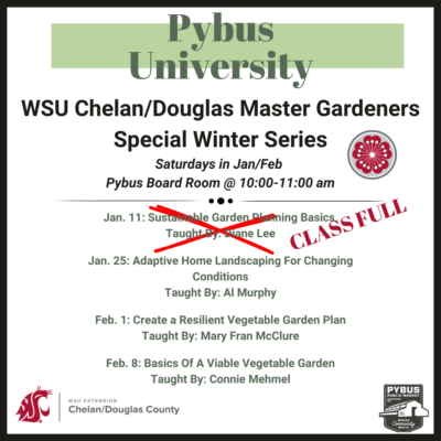 Pybus University - WSU Master Gardners Special Winter Series